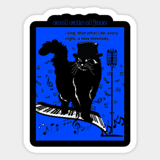 Cool Cats of Jazz Sticker
